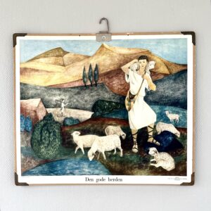 Vintage svensk skoleplanche✨