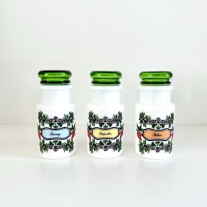 3 retro krydderiglas 🌱